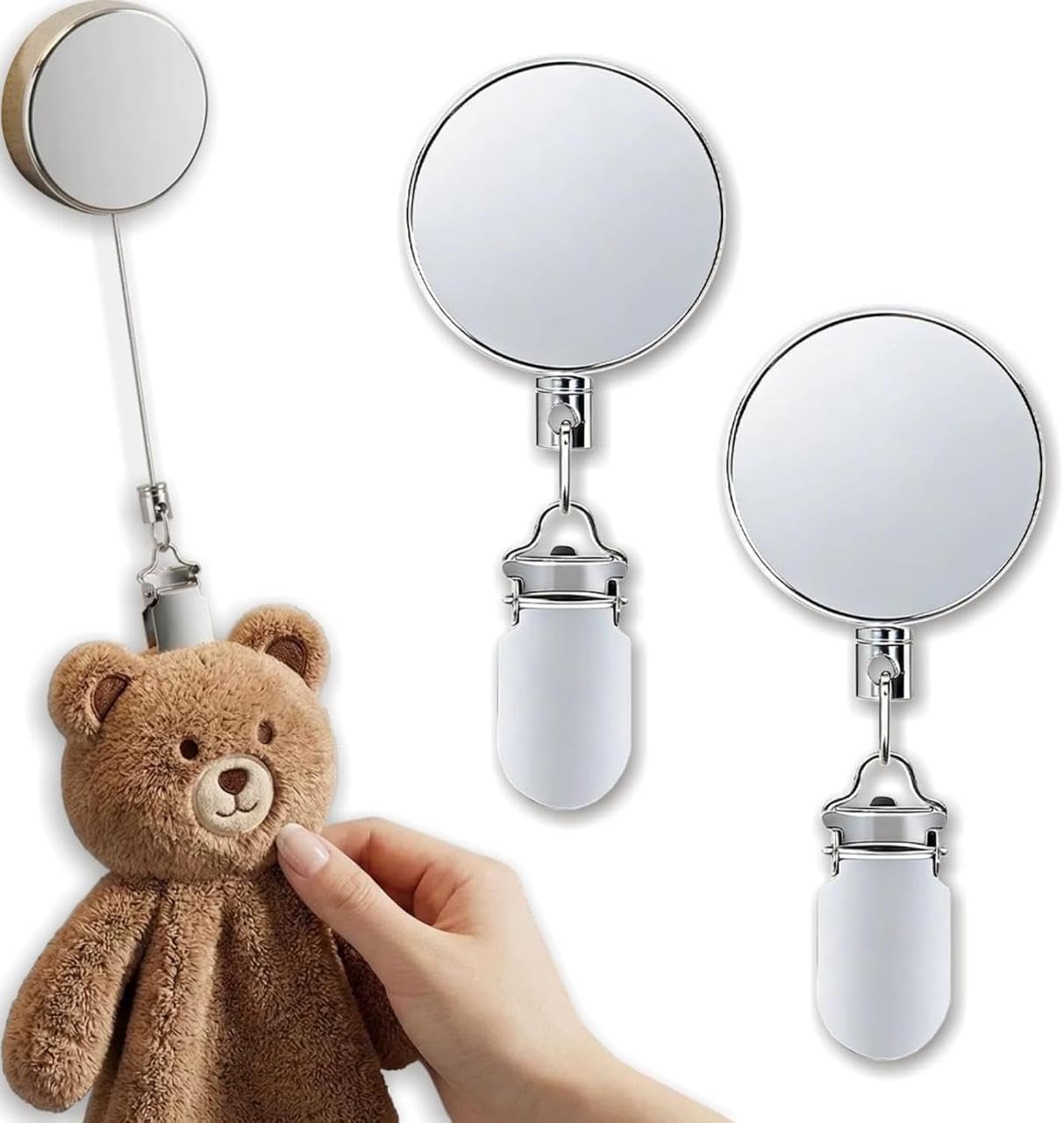 Retractable Towel Holder Clips